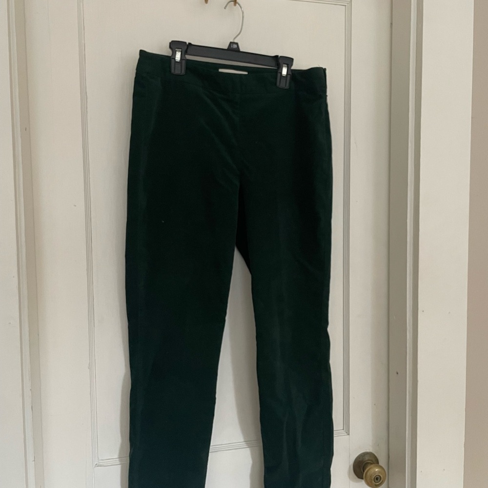Talbots Dark Green Straight Leg Pants